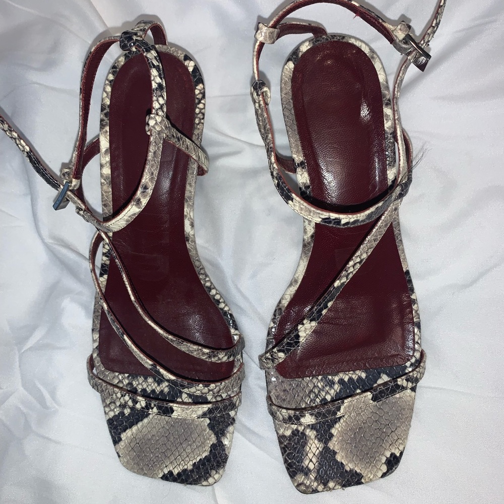 STAUD Gita Sandal in Snake